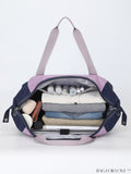 BagForLove - Stylish Expandable Travel Bag adorned with Alphabet Pattern for Ultimate Convenience
