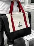 BagForLove - Stylish Expandable Travel Bag adorned with Alphabet Pattern for Ultimate Convenience