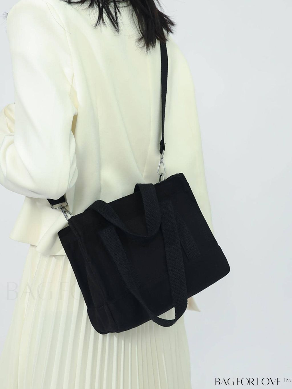 BagForLove - Compact Crossbody Handbag for Women - Stylish and Versatile Canvas Shopping Bag