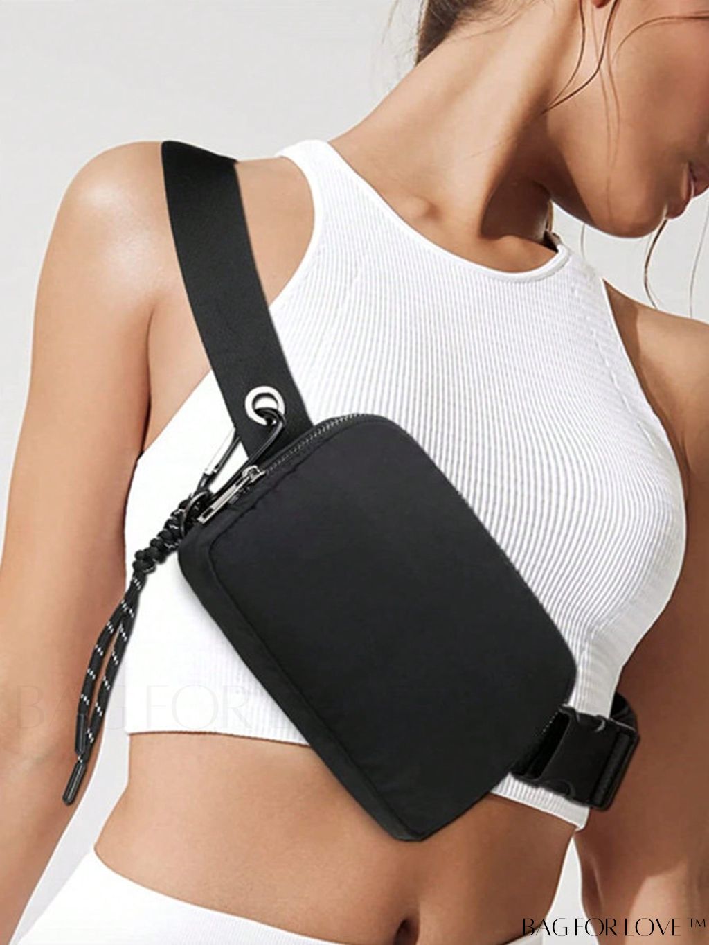 BagForLove - Floral Graphic Mini Fanny Pack - Adjustable Strap, Ideal Mothers Day Gift