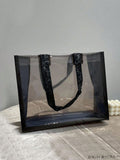 BagForLove - Clear Double Handle Beach Bag - 1pc