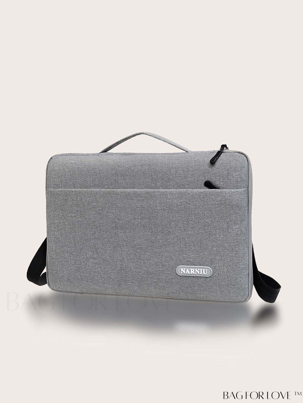 BagForLove - Gray Student Laptop Backpack: Ideal Work & Travel Companion for Men and Women