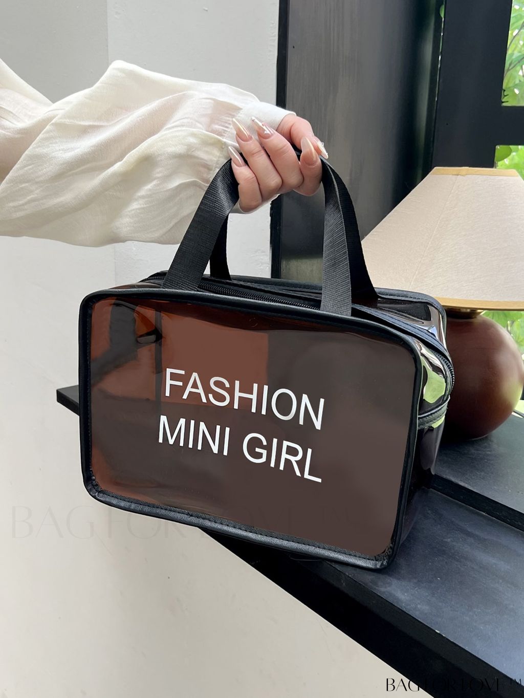 BagForLove - Travel-Friendly Waterproof Cosmetic Bag: Spacious, Transparent, and Versatile