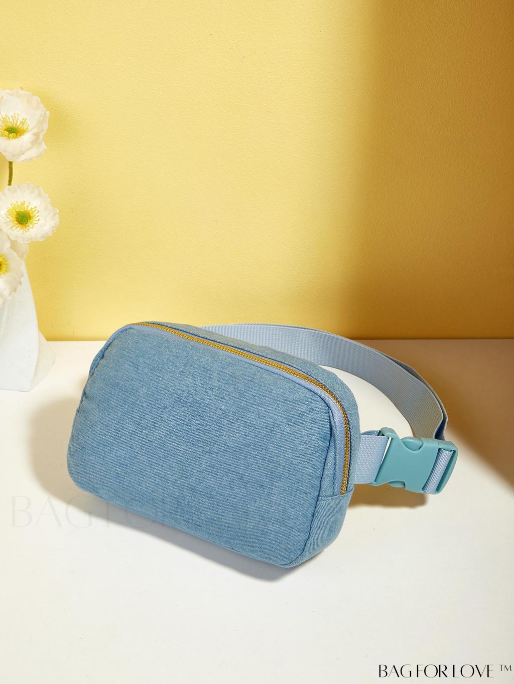 BagForLove - Floral Graphic Mini Fanny Pack - Adjustable Strap, Ideal Mothers Day Gift