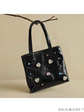 BagForLove - Stylish Rhinestone-Embellished Metallic Mini Handbag for Modern Fashionistas