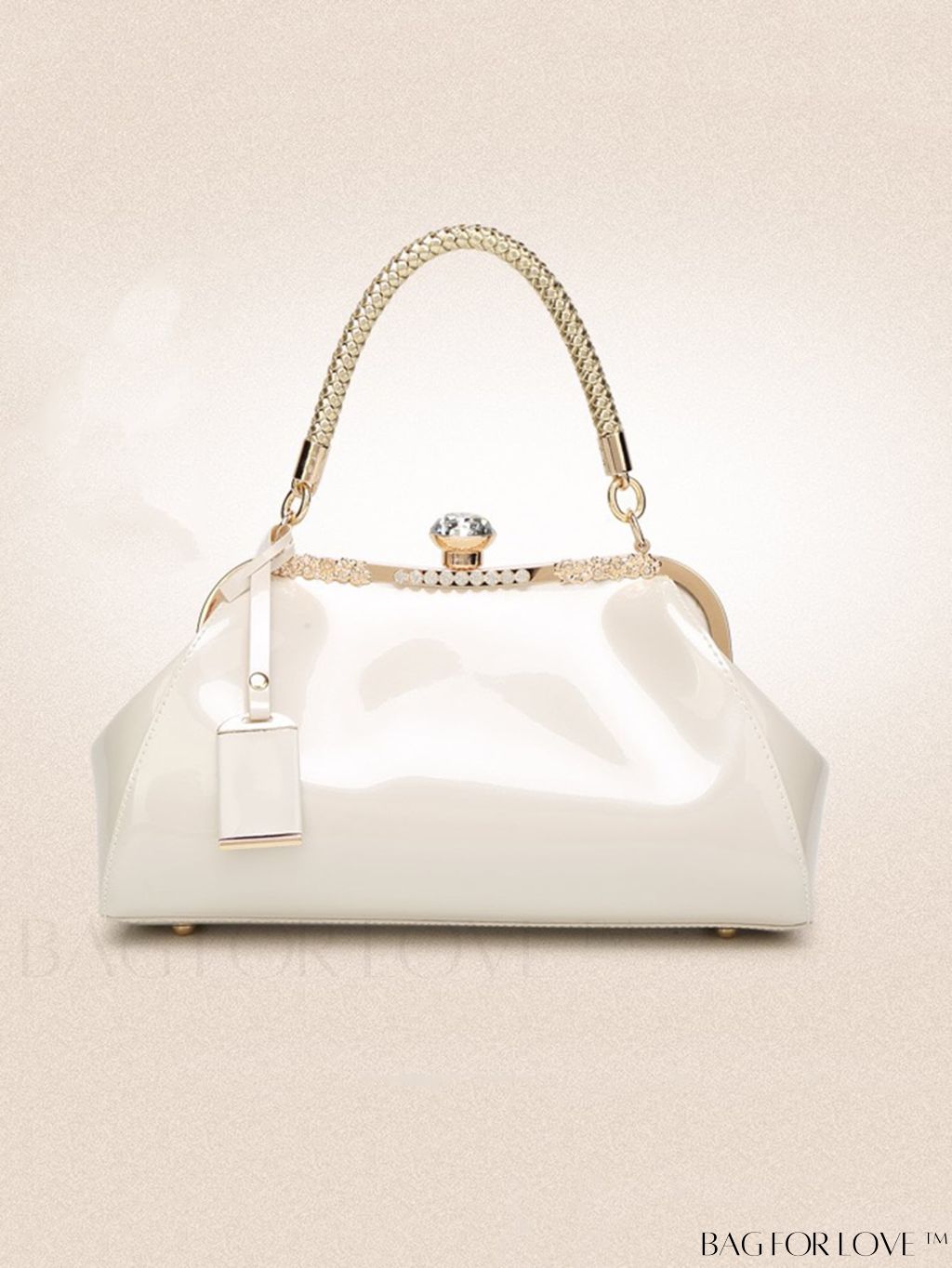 BagForLove - Stylish Top Handle Bag: Clasp Closure, Adjustable Shoulder Strap