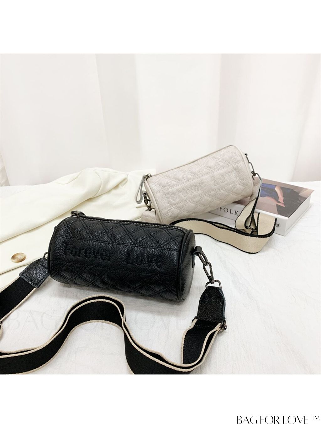 BagForLove - Letter Print Fashion Shoulder Bag - Stylish New Arrival