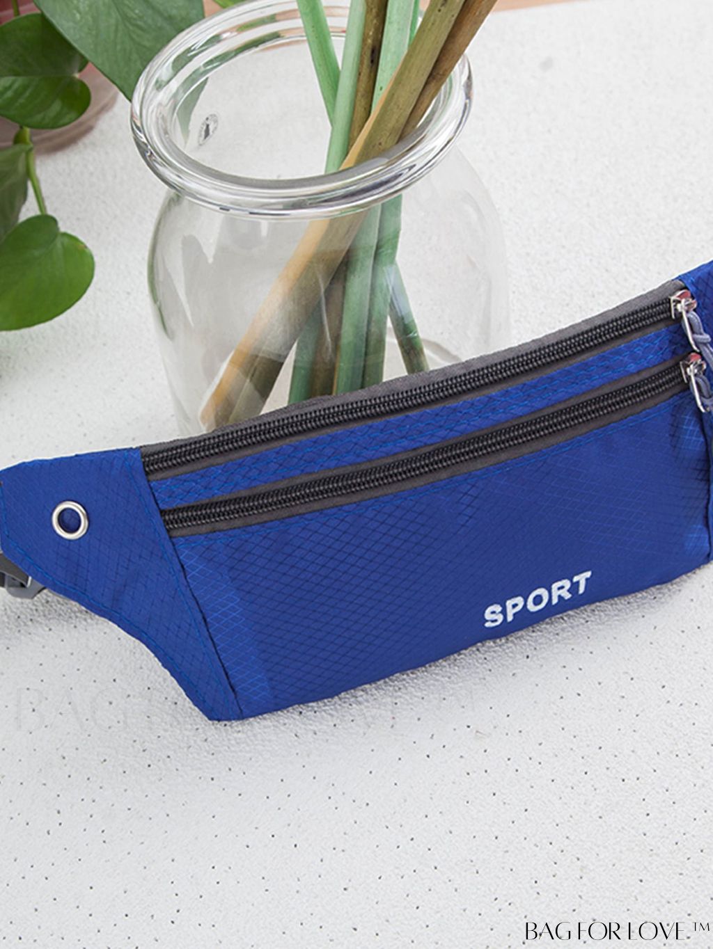 BagForLove - Letter Print Unisex Lightweight Waist Bag - Fashionable and Practical