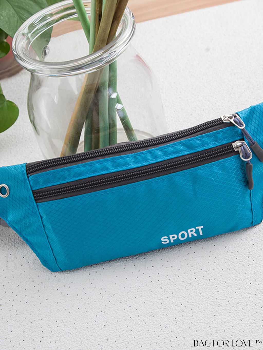 BagForLove - Letter Print Unisex Lightweight Waist Bag - Fashionable and Practical