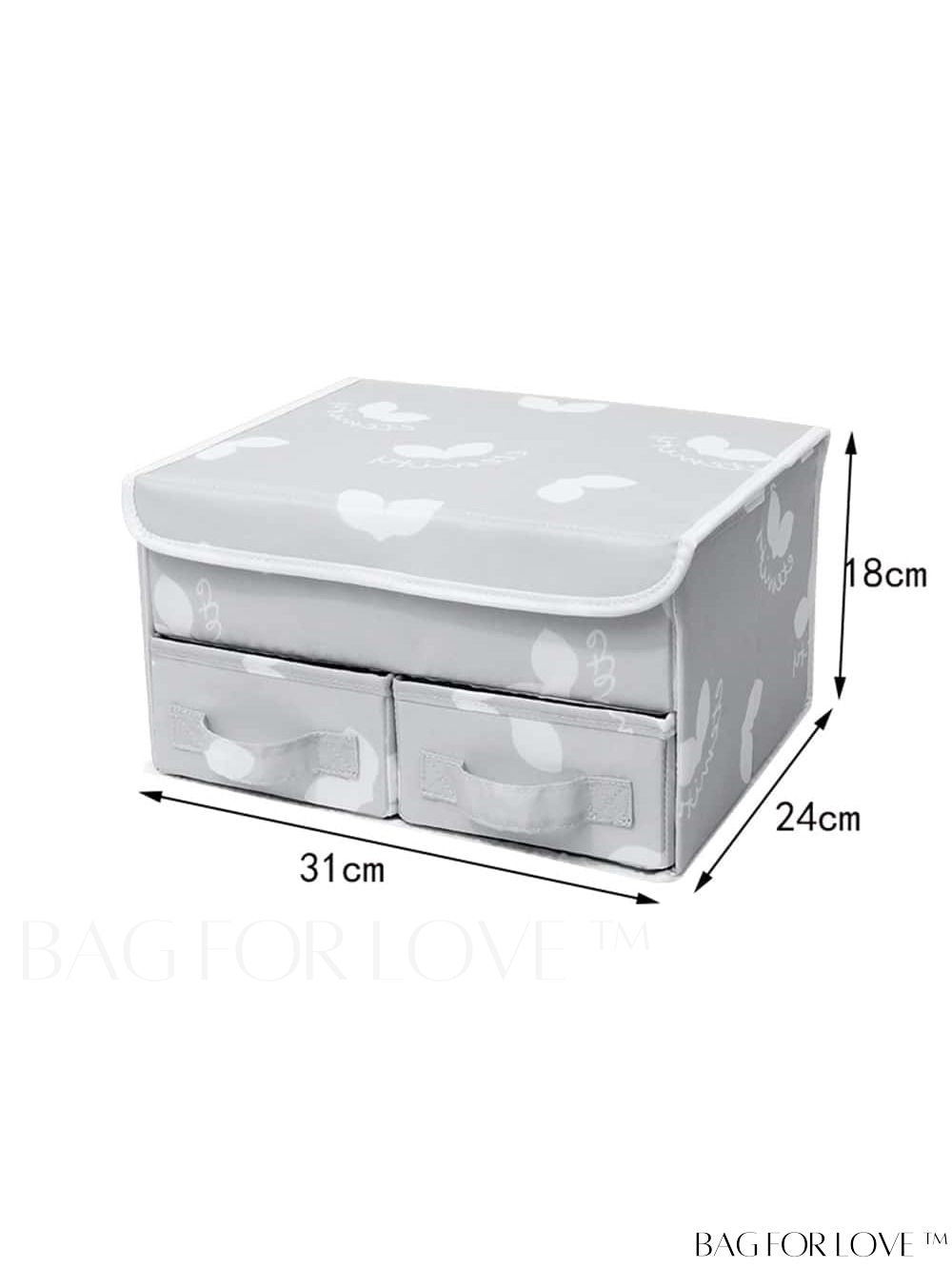 BagForLove - Foldable Non-Woven Fabric Storage Box for Home Organization and Toy Storage