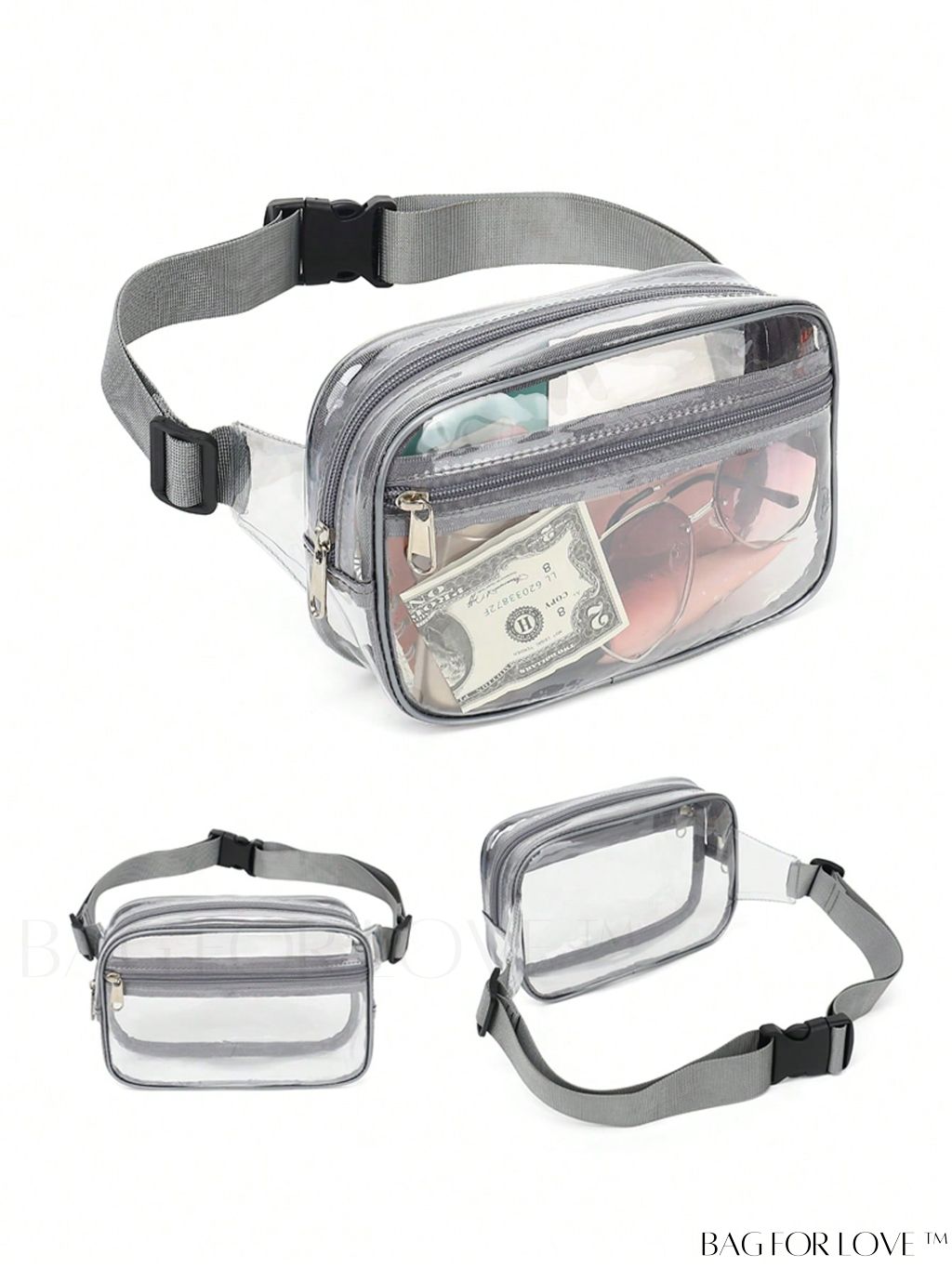 BagForLove - Floral Graphic Mini Fanny Pack - Adjustable Strap, Ideal Mothers Day Gift