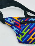 BagForLove - Letter Print Unisex Lightweight Waist Bag - Fashionable and Practical
