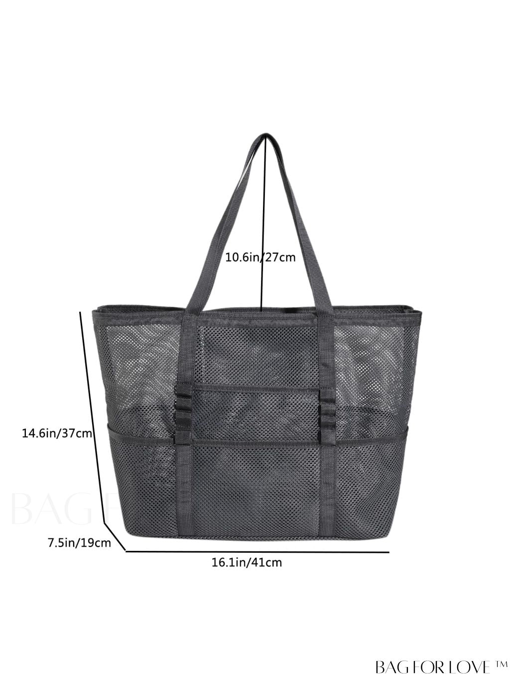 BagForLove - Stylish and Spacious Foldable Tote Bag for Women - Ideal for Travel, Beach, and Commuting