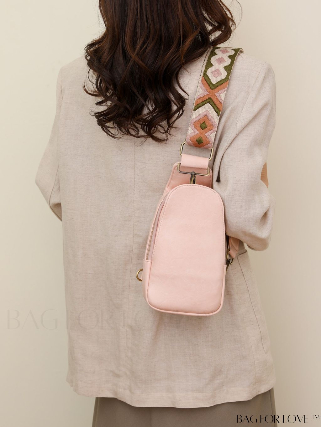 BagForLove - Minimalist Womens Solid Color Chest Bag - Sleek Cell Phone Storage Solution