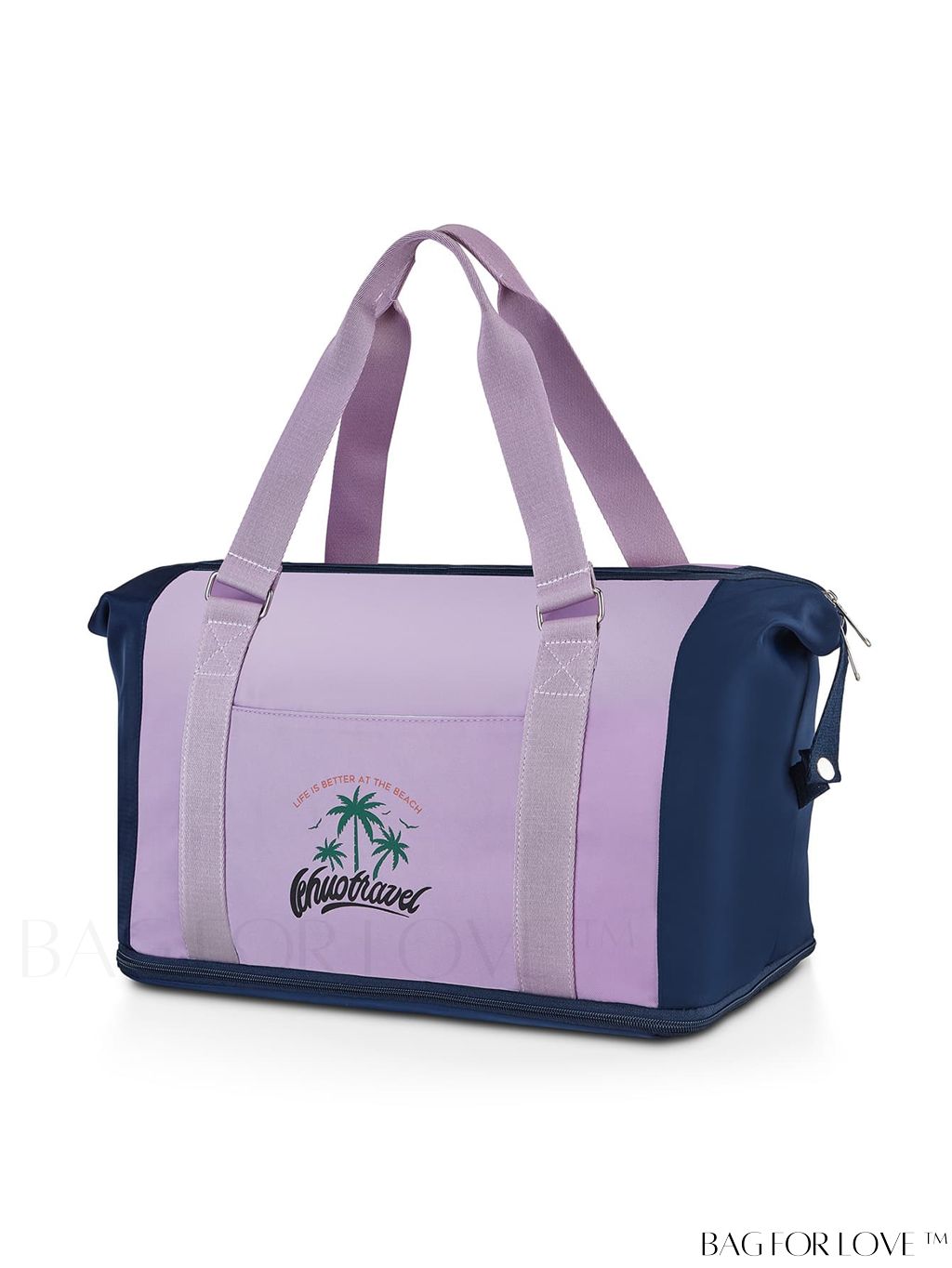 BagForLove - Stylish Expandable Travel Bag adorned with Alphabet Pattern for Ultimate Convenience