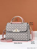 BagForLove - Chic Womens Square Crossbody Bag with Trendy Print Design