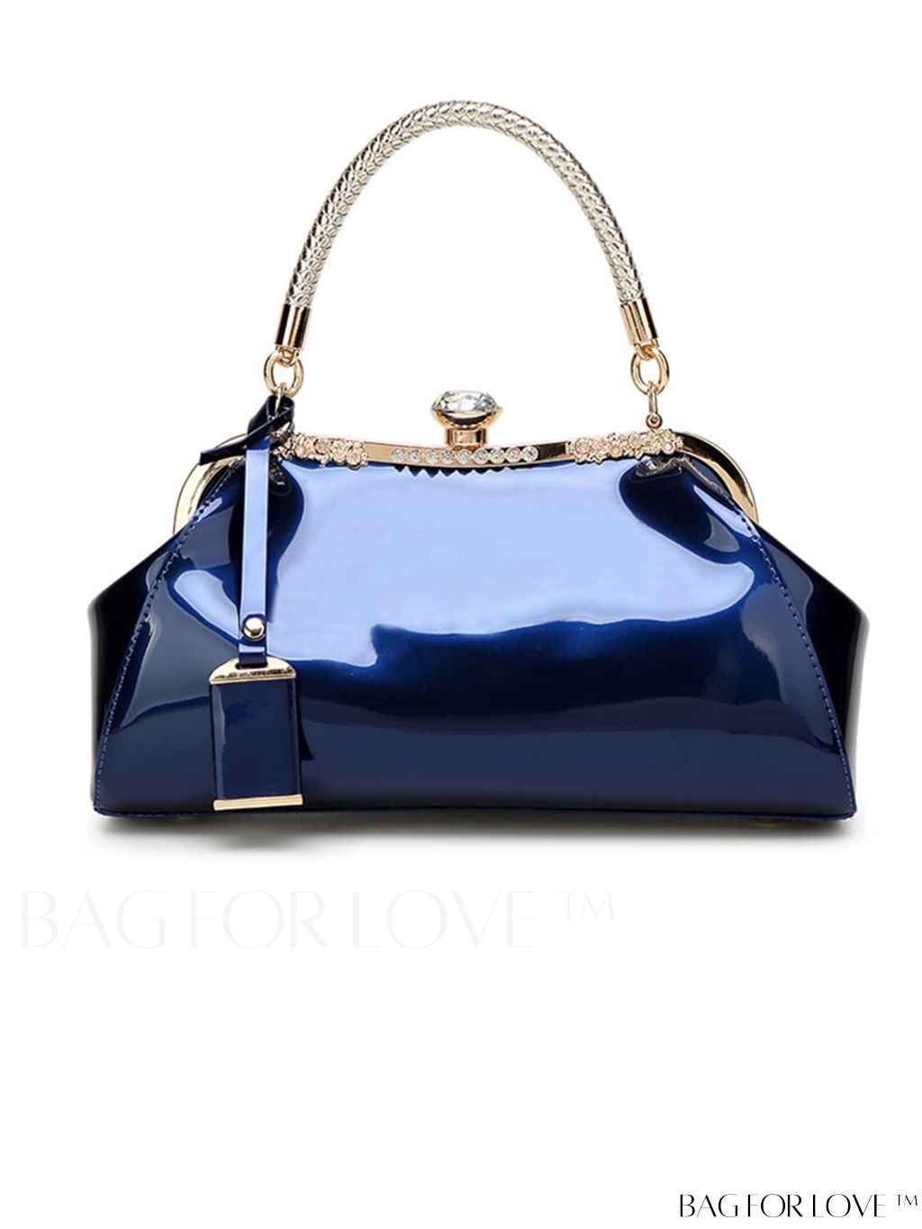 BagForLove - Stylish Top Handle Bag: Clasp Closure, Adjustable Shoulder Strap