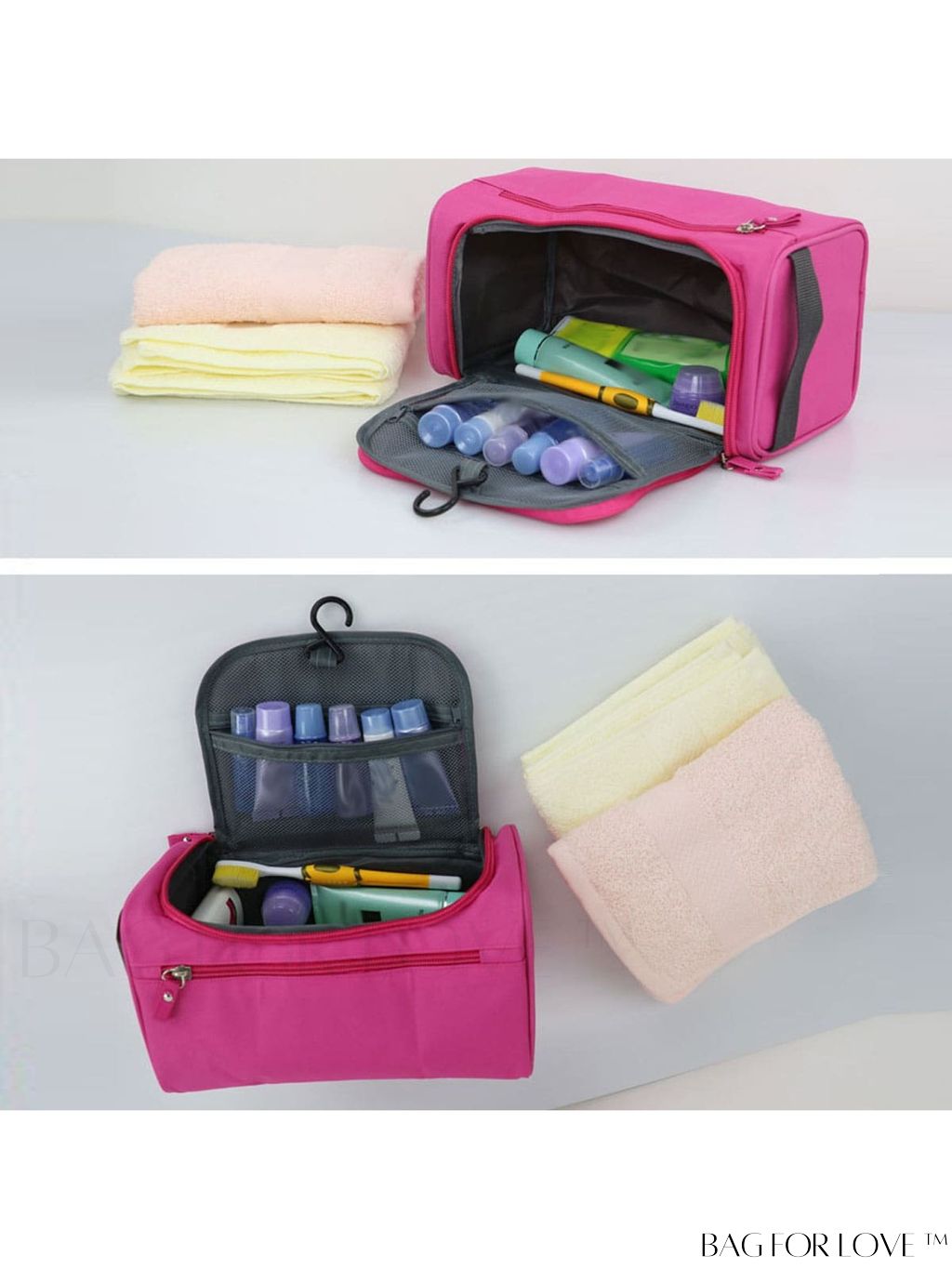 BagForLove - Waterproof Large Capacity Travel Toiletries Bag - Perfect for Business Trips