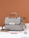 BagForLove - Chic Womens Square Crossbody Bag with Trendy Print Design