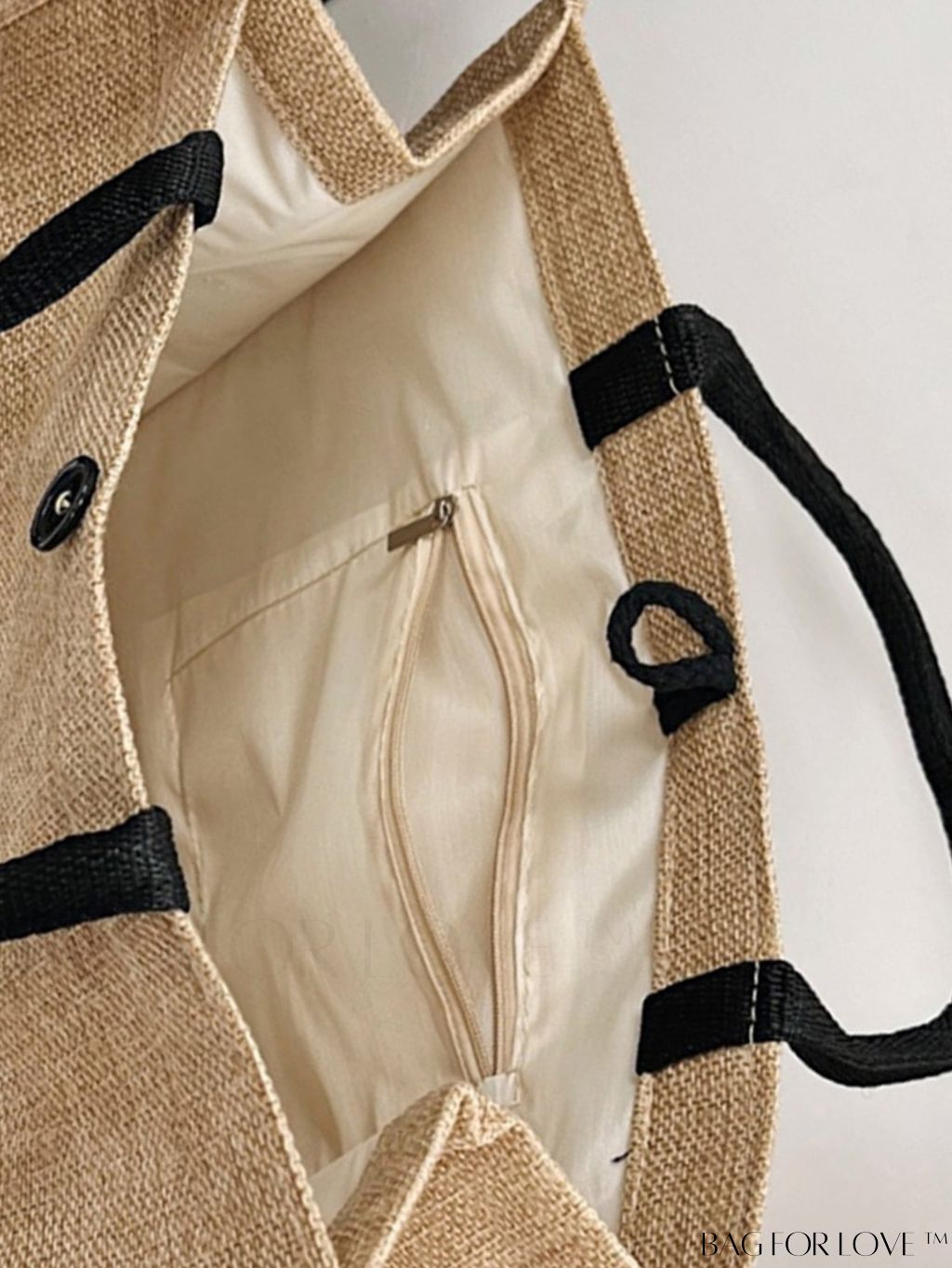 BagForLove - Versatile Tote: Stylish Letter Graphic Bag for Swimming, Gym, Shopping, and Travel