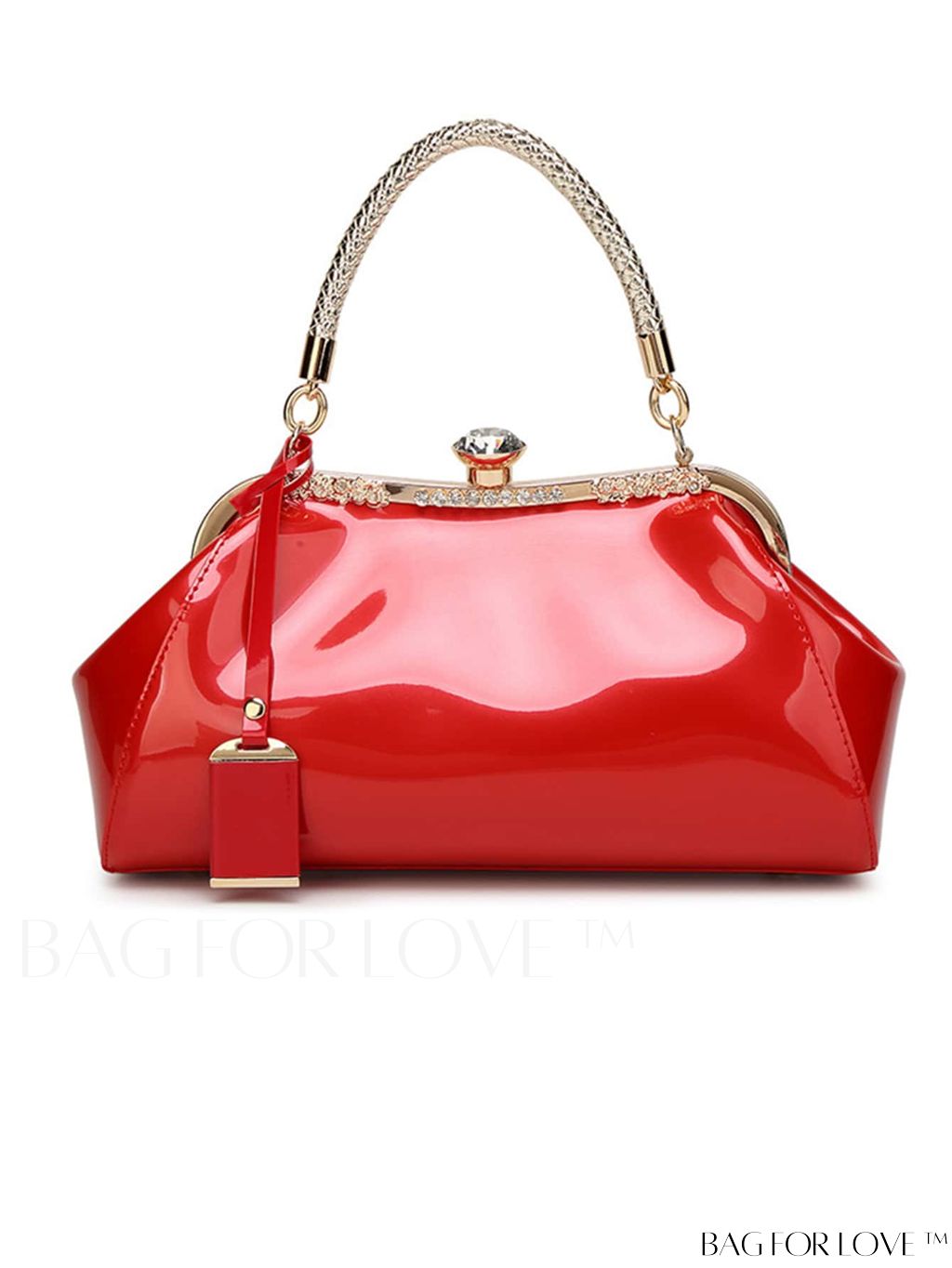 BagForLove - Stylish Top Handle Bag: Clasp Closure, Adjustable Shoulder Strap