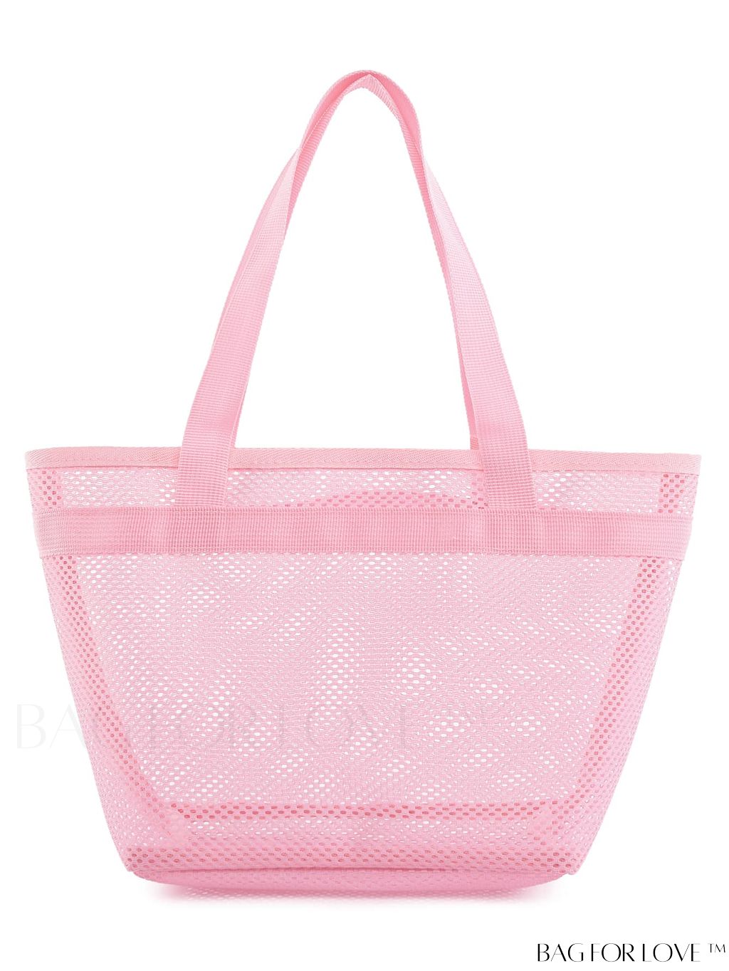 BagForLove - Minimalist Mesh Beach Bag with Large Capacity for Travel and Swimming, Ideal for Washing and Storage