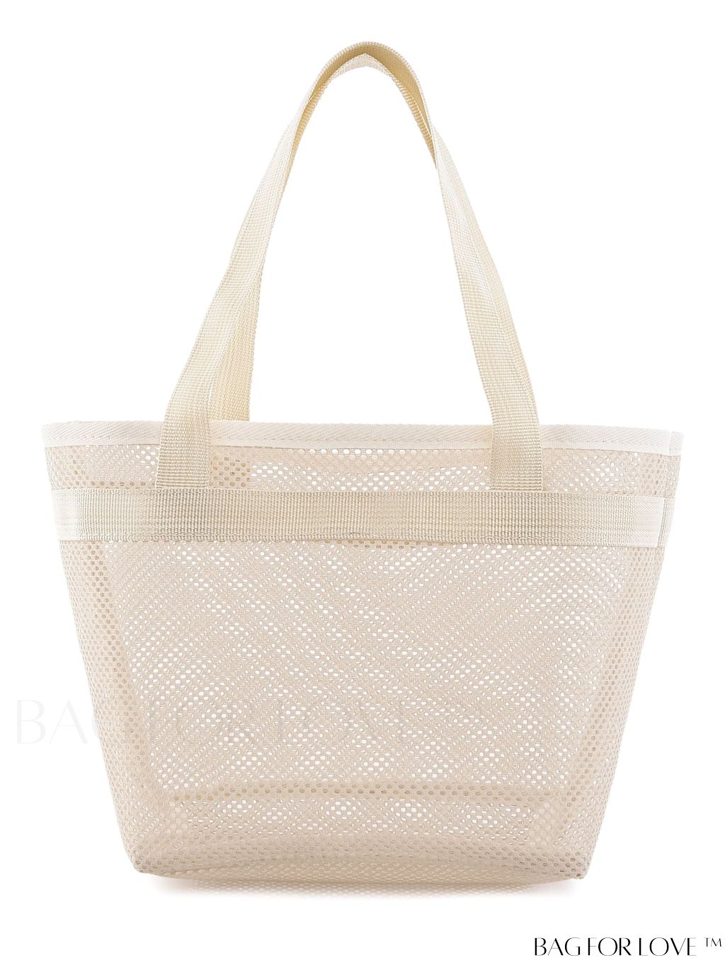 BagForLove - Minimalist Mesh Beach Bag with Large Capacity for Travel and Swimming, Ideal for Washing and Storage
