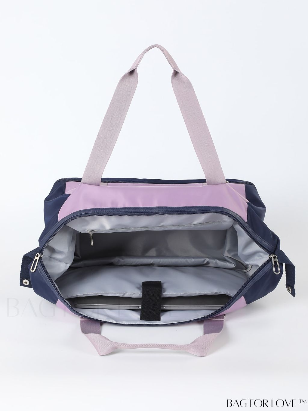 BagForLove - Stylish Expandable Travel Bag adorned with Alphabet Pattern for Ultimate Convenience