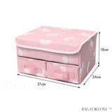 BagForLove - Foldable Non-Woven Fabric Storage Box for Home Organization and Toy Storage