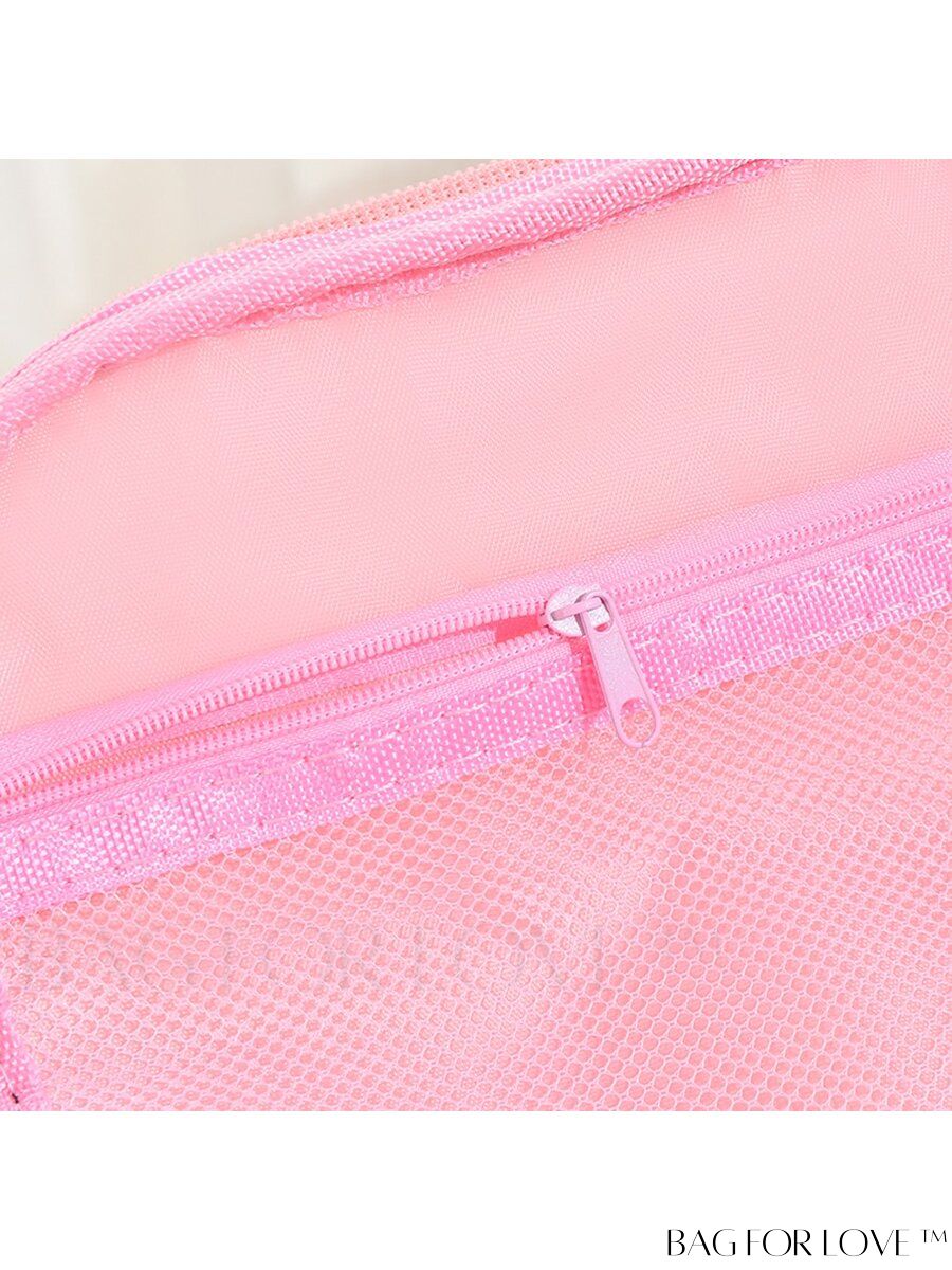 BagForLove - Waterproof PVC Toiletry Bag - Large Capacity, Portable and Two-toned Design