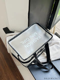 BagForLove - Travel-Friendly Waterproof Cosmetic Bag: Spacious, Transparent, and Versatile