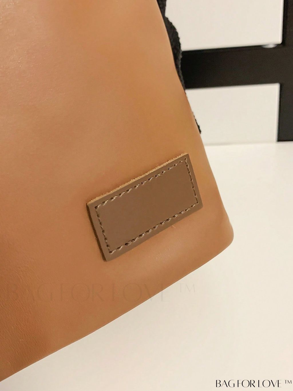 BagForLove - Medium Zipper Brown PU Patch Decor Sling Bag - Stylish and Functional