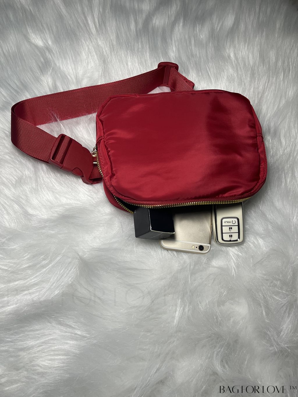 BagForLove - Floral Graphic Mini Fanny Pack - Adjustable Strap, Ideal Mothers Day Gift