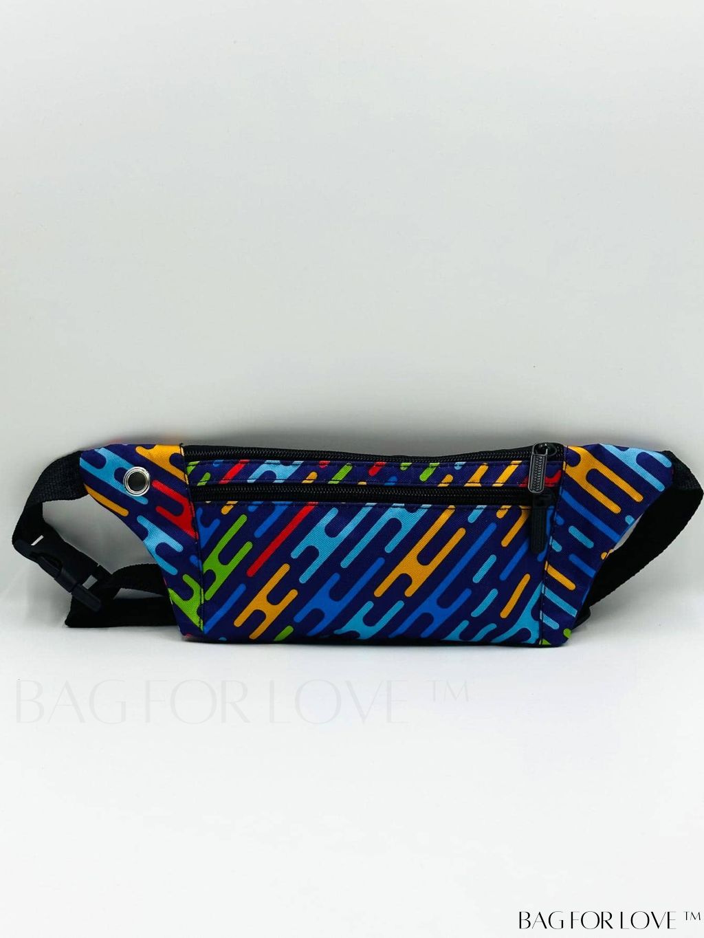 BagForLove - Letter Print Unisex Lightweight Waist Bag - Fashionable and Practical