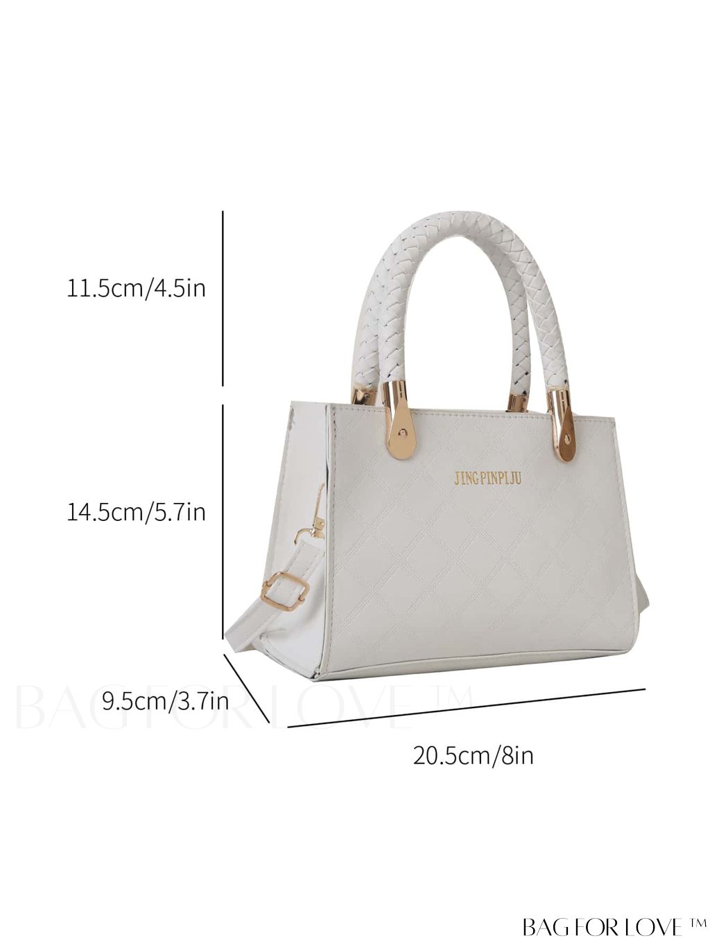 BagForLove - Chic Geometric Print Square Shoulder Bag for Fashionable Women