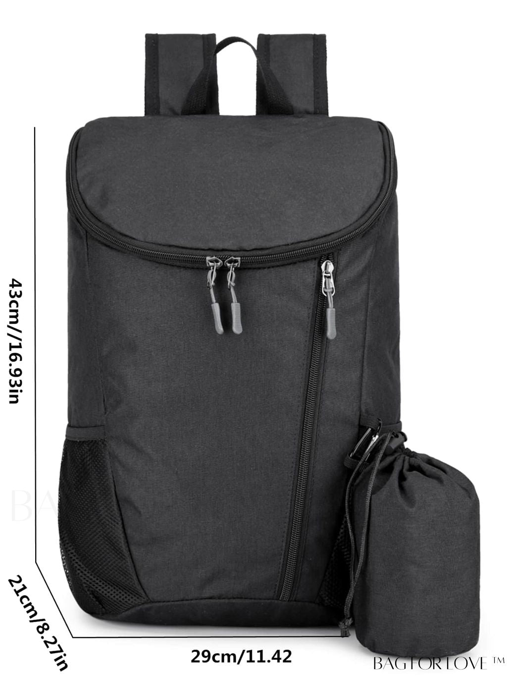 BagForLove - Ultralight Waterproof Hiking Backpack: Foldable, Large Capacity, Portable; Perfect Outdoor Adventure Travel Bag