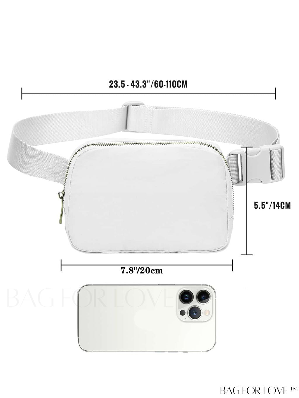 BagForLove - Floral Graphic Mini Fanny Pack - Adjustable Strap, Ideal Mothers Day Gift