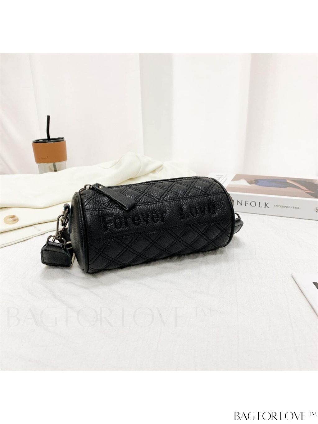 BagForLove - Letter Print Fashion Shoulder Bag - Stylish New Arrival