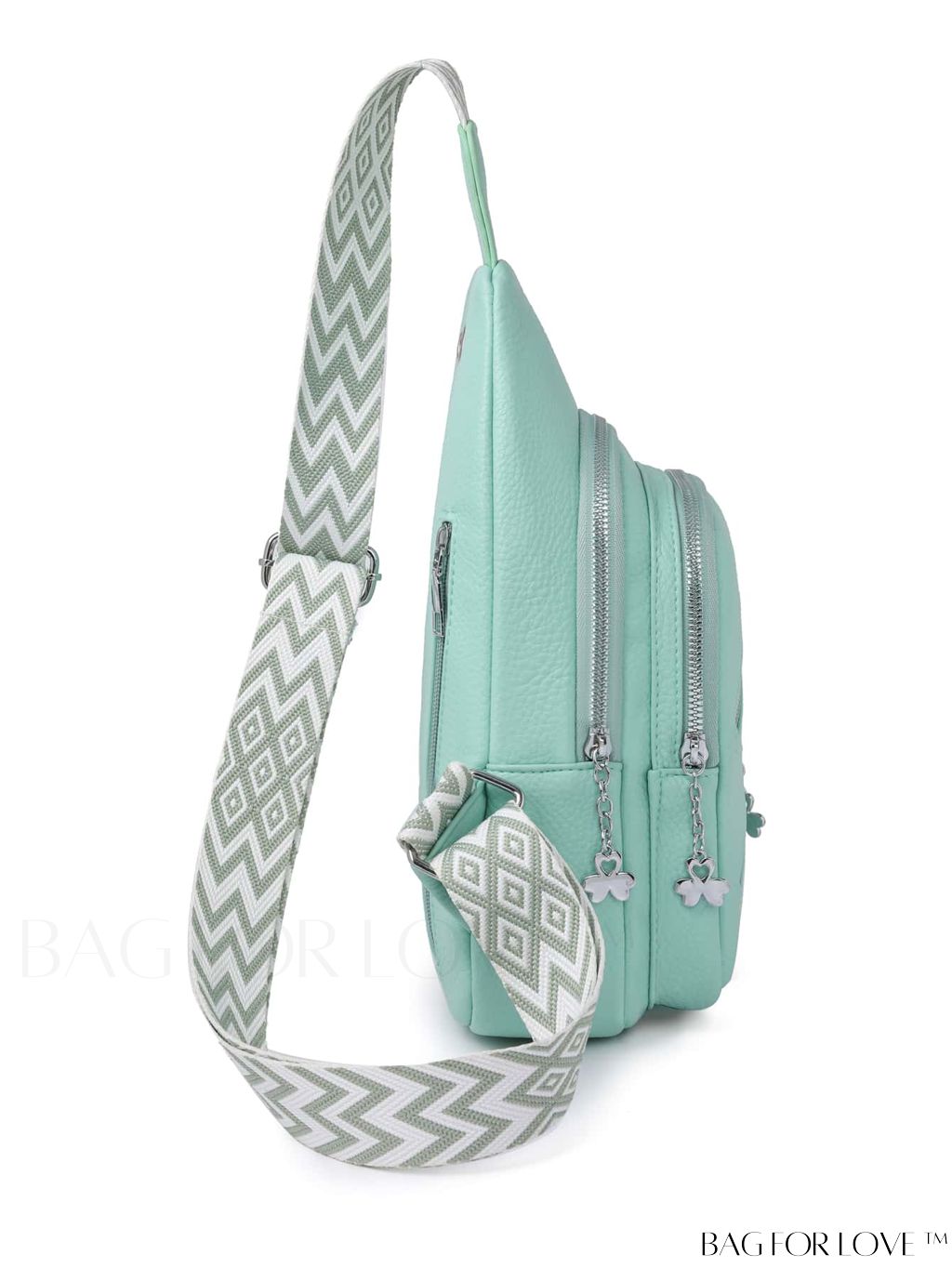 BagForLove - Compact Womens Waist Bag with Dual Zippers and Multiple Pockets