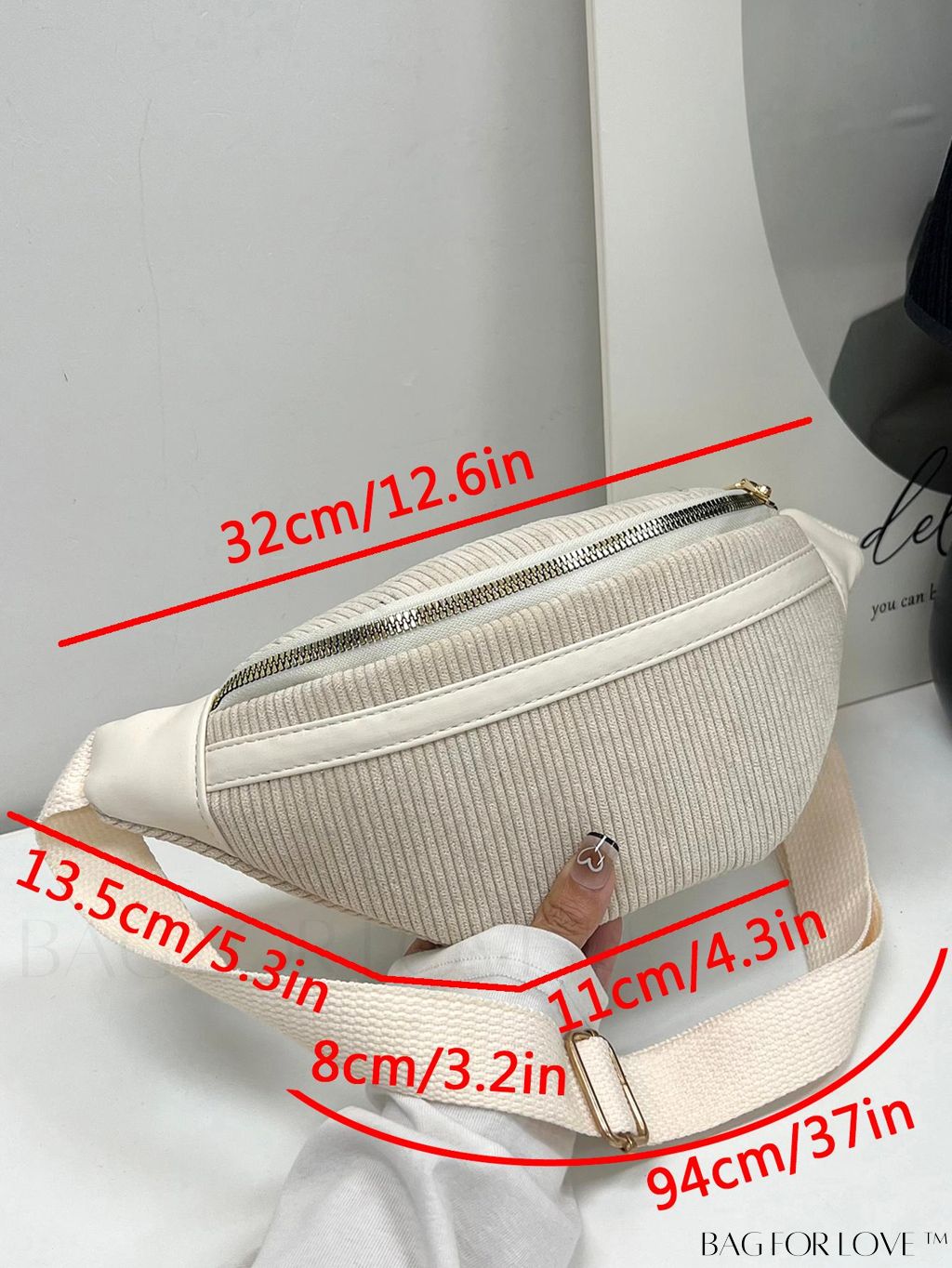 BagForLove - Lightweight Unisex Waist Pack with Green Styling