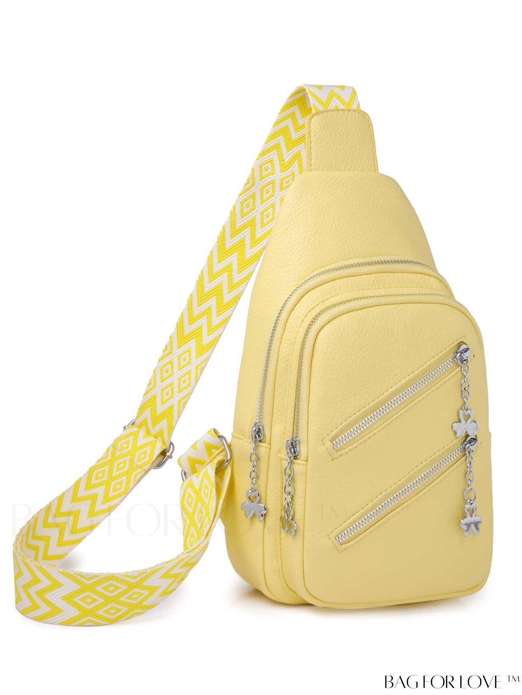 BagForLove - Compact Womens Waist Bag with Dual Zippers and Multiple Pockets