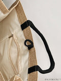 BagForLove - Versatile Tote: Stylish Letter Graphic Bag for Swimming, Gym, Shopping, and Travel
