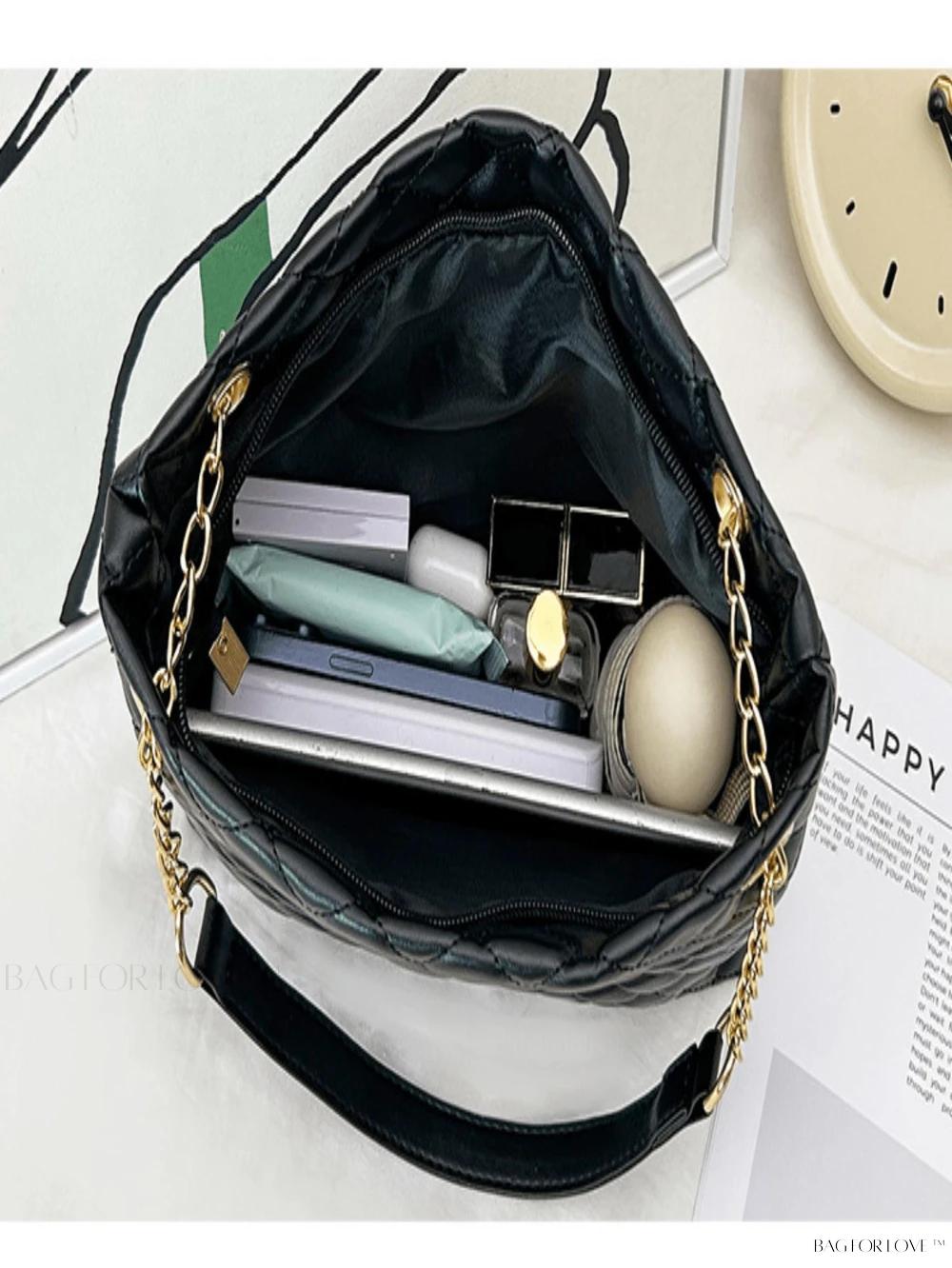 BagForLove - Fashionable Women's Hot Selling Double Swan Metal Embellished Tote