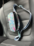 BagForLove - Floral Graphic Mini Fanny Pack - Adjustable Strap, Ideal Mothers Day Gift