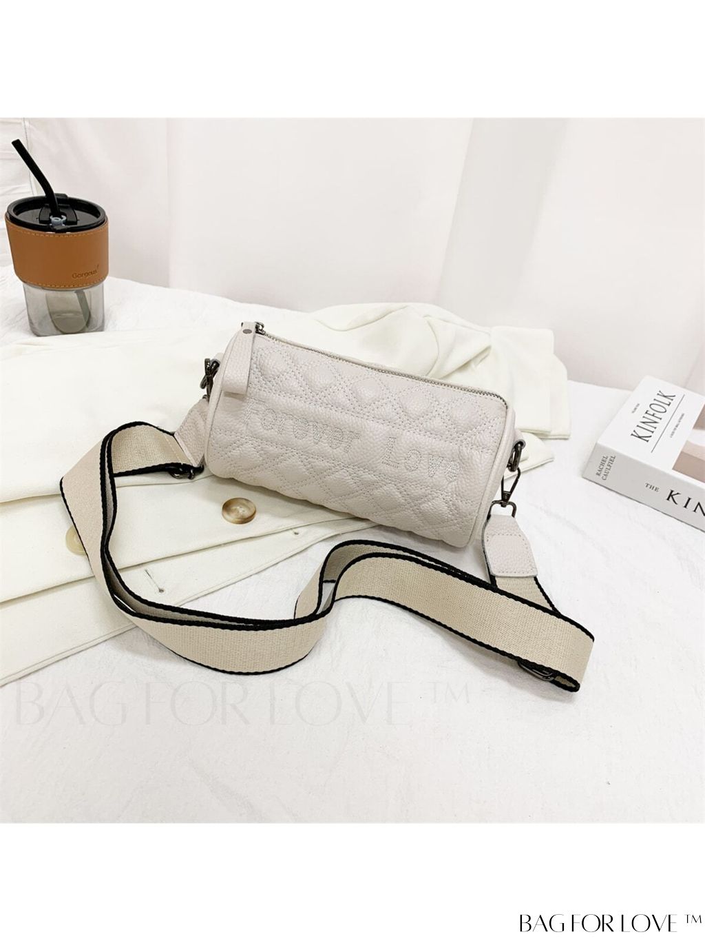 BagForLove - Letter Print Fashion Shoulder Bag - Stylish New Arrival