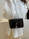 BagForLove - New Arrival: Mini Flap Shoulder Bag with Faux Pearl Embellishment