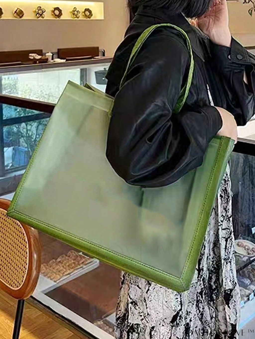 BagForLove - Clear Double Handle Beach Bag - 1pc