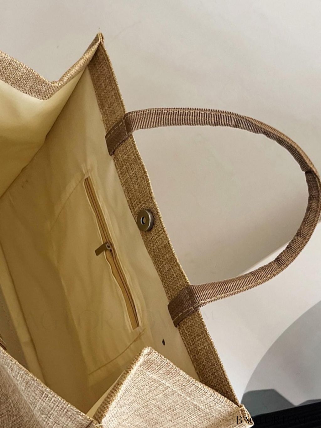 BagForLove - Versatile Tote: Stylish Letter Graphic Bag for Swimming, Gym, Shopping, and Travel