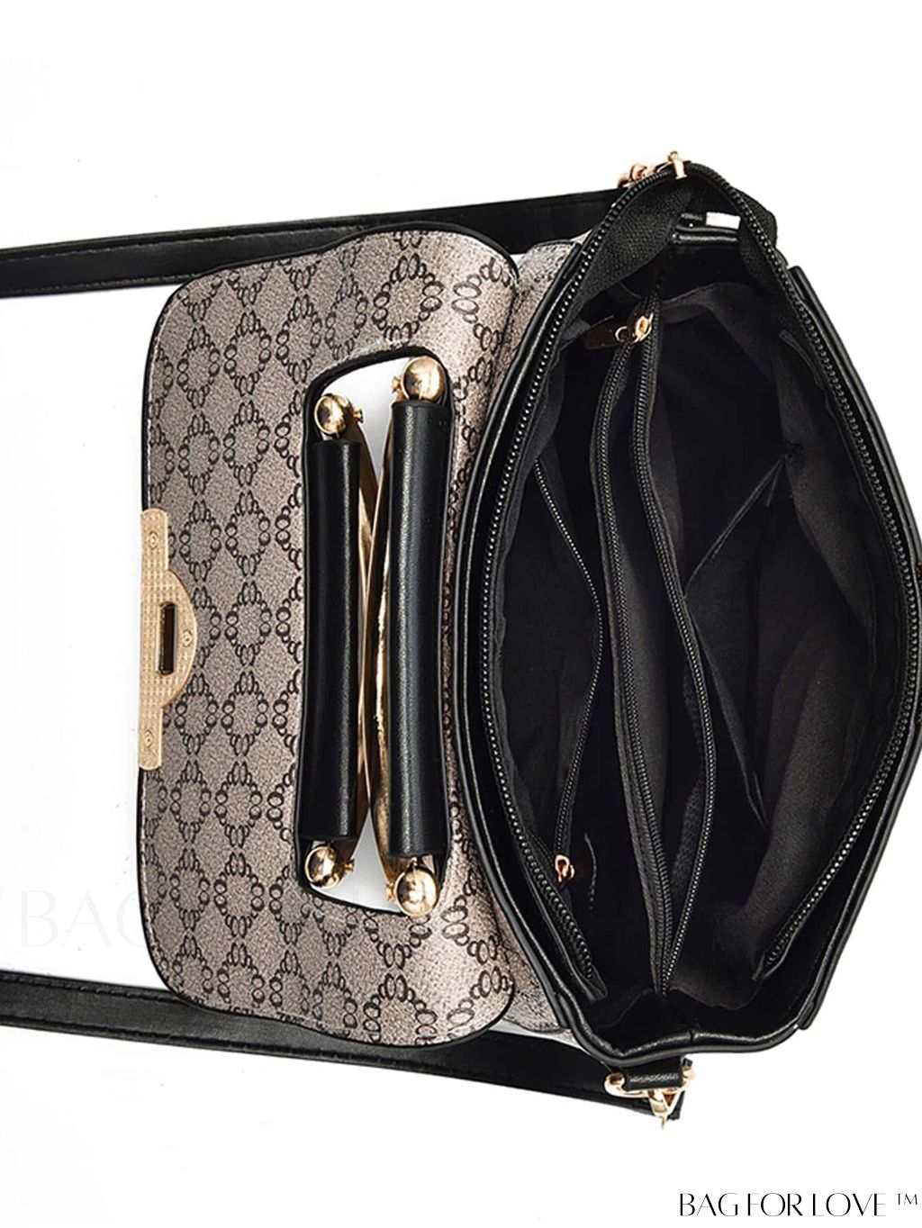 BagForLove - Chic Womens Square Crossbody Bag with Trendy Print Design