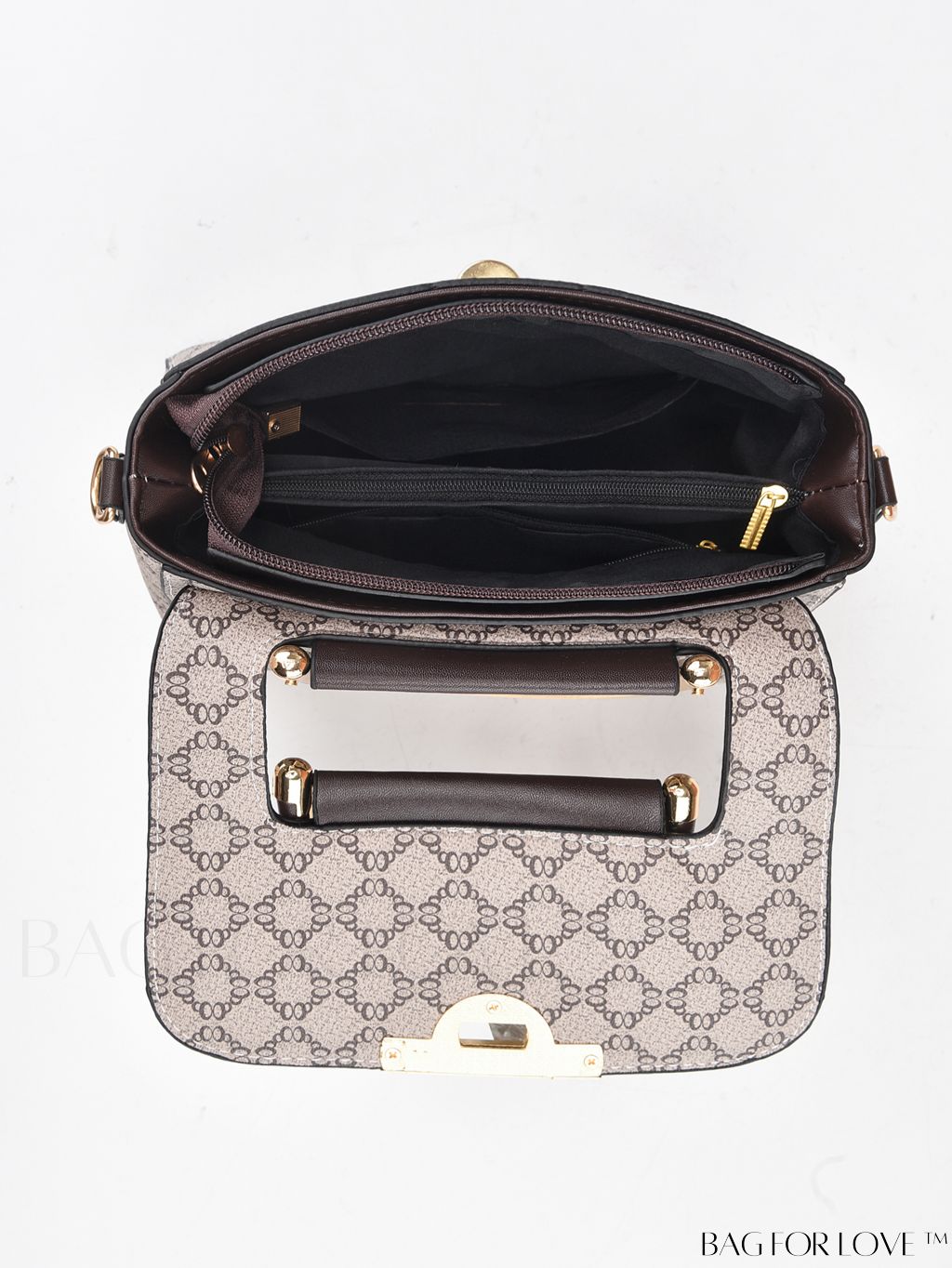 BagForLove - Chic Womens Square Crossbody Bag with Trendy Print Design